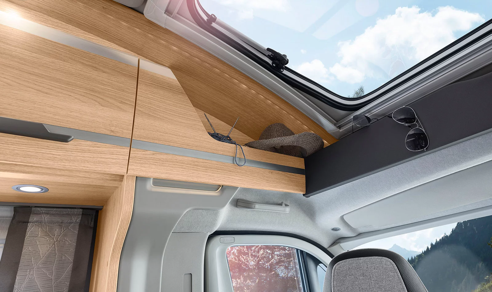 Innenausstattung von einem Wohnmobil