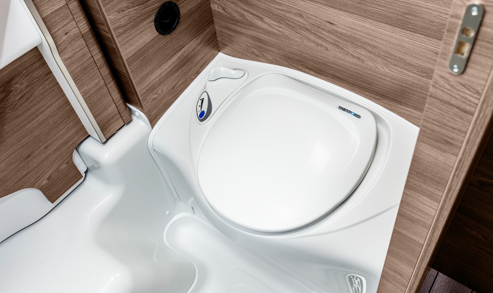 Toilette eines Wohnmobils