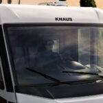 Front Außenanblick von einem Wohnmobil