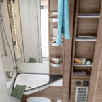 Badezimmer von einem Wohnmobil