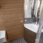 Badebereich von einem Wohnmobil