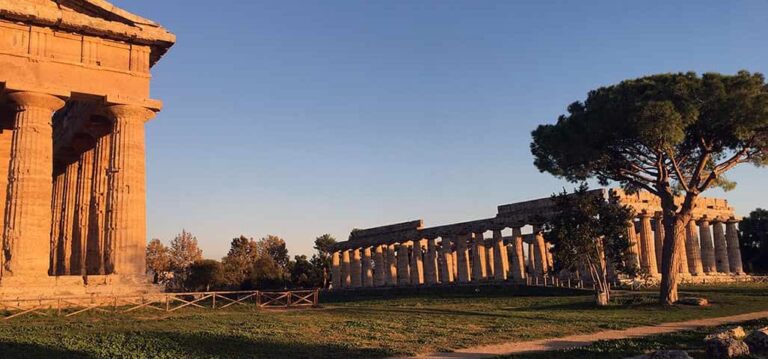 Tempel der Hera und Poseidon in Paestum
